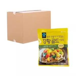 [박스] 청정원 우리쌀 강황골드 카레 순한맛 80g 40입