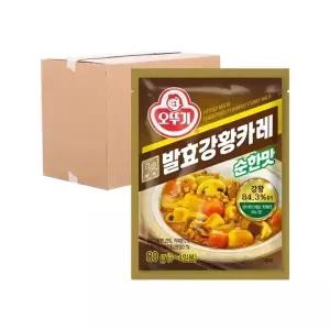 [박스] 오뚜기 백세 발효강황카레 순한맛 80g 40입