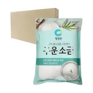 [박스] 청정원 구운소금 1kg 10입