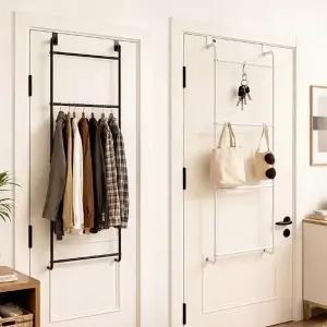 도어훅 수건 걸이 옷걸이 행거 코트랙 이동식 헹거