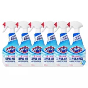 유한락스 찌든때 세정 젤 스프레이 600ml + 600ml x3