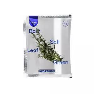[배쓰프로젝트][무케] 배쓰프로젝트_배쓰 티 솔트 리프 그린 로즈마리향 (1개입) 소금 입욕제 목욕