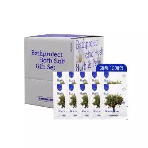 [배쓰프로젝트][무케] 배쓰프로젝트_배쓰 티 솔트 단델리온 시더우드향 (10개입) 소금 입욕제 목욕