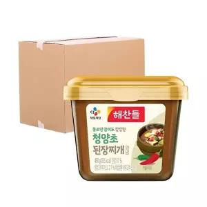 [CJ ENM][박스] CJ 해찬들 그대로 끓여먹는 된장찌개양념(청양초) 450g 24입