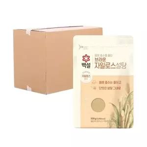 [CJ ENM][박스] CJ 백설 자일로스 갈색설탕 500g 12입