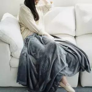 솔리드 극세사 담요 오피스 무릎 블랭킷 150x200cm 겨울 캠핑 담요