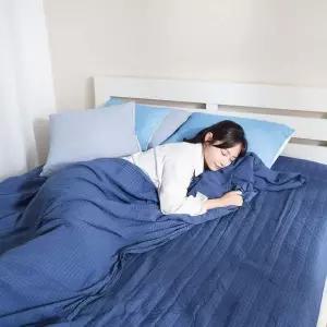 시어서커 여름 이불 홑이불 냉감 리플 침대 패드 얇은 여름용