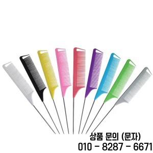 깨진 이빨 모양 염색 빗 미용실 디자인 스틸 바늘 뾰족한 플라스틱 고온 저항 및 정전기 방지