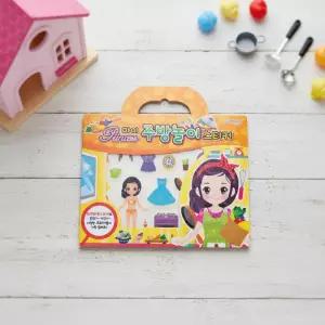 마이프린세스 주방놀이 스티커 리무버블 어린이 장난감 스티커 놀이 데코 꾸미기 옷입히기