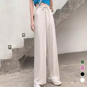 여자바지 빅사이즈 밴딩바지 배기팬츠 면바지 밴딩