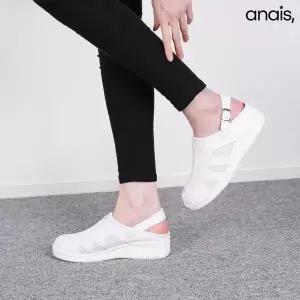 [아나이스] 국내제작 메쉬 간호화 슬리퍼샌들 4cm_26S182