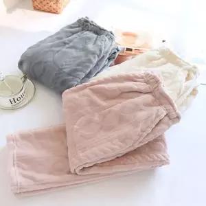 면 여성바지 빅사이즈 일자 배기 밴딩바지 신상 밴딩