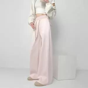 빅사이즈 배기 스판 배기팬츠 밴딩바지 허리밴딩 면