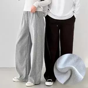 밴딩 배기 배기팬츠 빅사이즈 캐쥬얼 스판 일자 면