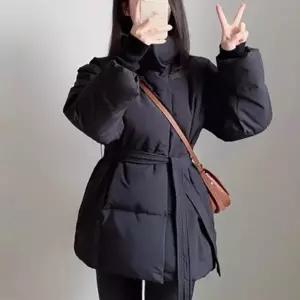 벨티드 윈터 시크 웰론 숏 자켓 패딩