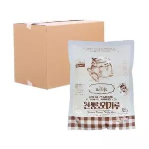 [박스] 칠갑농산 찐 통보리가루 500g 20입