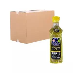 [오뚜기][박스] 오뚜기 프레스코 포도씨유 500ml 12입
