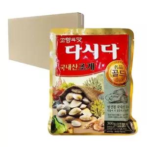 [박스] CJ 조개 다시다 명품골드 300g 20입