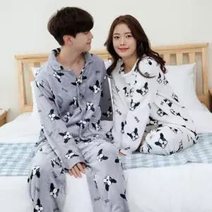 [라일리의류] Rly 포켓방울수면세트 극세사잠옷 커플잠옷 커플파자마