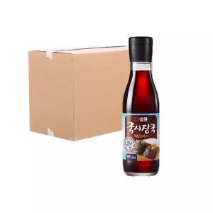 [샘표][박스] 샘표 국시장국 메밀소바 350ml 12입