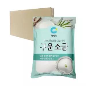 [청정원][박스] 청정원 구운소금 1kg 10입