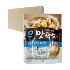 [청정원][박스] 청정원 맛선생 멸치디포리 국물내기 한알 60g 10입