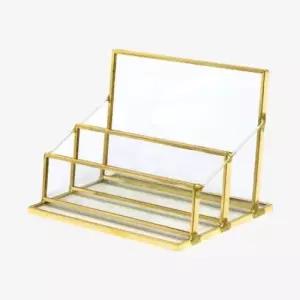 [문구] 고급 금속 명함 사선 2단 거치대