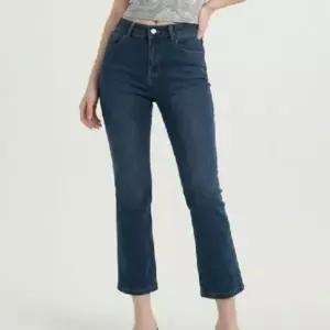 여성 스키니 청바지 하이웨스트 스판 데님 일자 팬츠