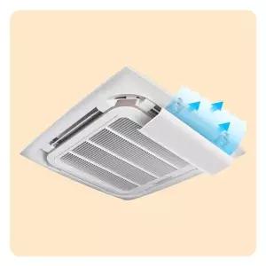 천장형 시스템 에어컨 순환가드 에어가이드 바람막이