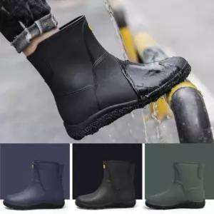 통굽 작업 여성워커힐 여성부츠 비오는날 발목장화 남자신발 고무신발 [m95A