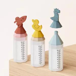 이크 실리콘 검정눈금 투약병 20cc 아기약병 국민투약병 3개 1세트