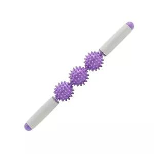 3구 롤링 돌기 마사지스틱 지압 회전 마사지봉