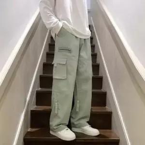 [SBD] 카고바지 일자 면바지 카고 통바지 와이드 데일리 루즈핏 팬츠 남녀공용 지퍼