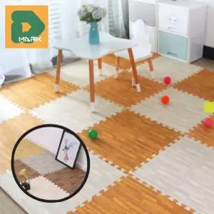 푹신한 조립매트 16p 층간소음매트 놀이방 퍼즐매트 아이방 우드패턴 흡수 보호 거실용 안전 충격 쿠션감