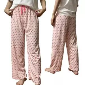 [라일리의류] Rly 국내 러블리 패턴 파자마 팬츠 호캉스 커플잠옷