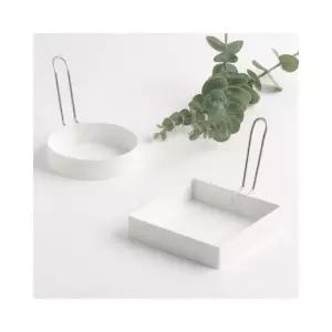 루미나D 원형 후라이 토스트 모양 에그 사각 틀