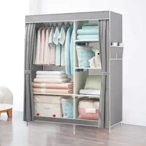 [라일리생활건강] Rly 조립식 행거 거실행거 커버옷장