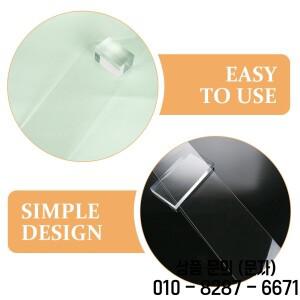 3개입 헤어 염색 하이라이팅 패들 투명 컬러링 보드 사용이 간편한 휴대용 도구 DIY 전문가용