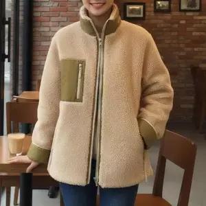 [옷은날개] 집업후리스 레트로 뽀글이점퍼 양면자켓 WS-HS14