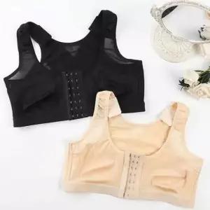 앞후크 노와이어 반컵 브라렛