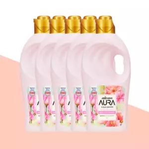아우라 섬유유연제 윌유메리미 1L 5개 대용량 세트