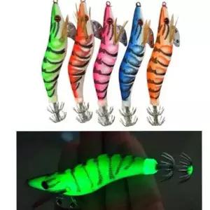 가짜 루어 쭈꾸미 야광 미끼 새우 낚시 갑오징어 문어 낚시미끼세트