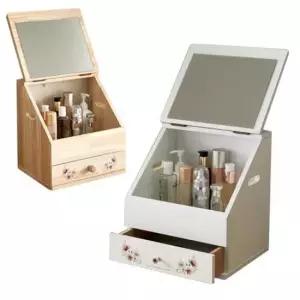 좌식화장대 원목 좌식 화장대 접이식 이동식 소형 미니 원룸형