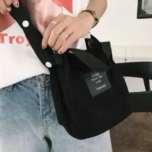 [라일리] Rly 리틀걸 솔리드미니 캔버스백 미니백 크로스백 캔버