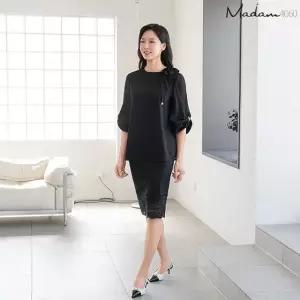 26SS 마담4060 어반클래씨 블랙 블라우스 1종