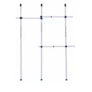 [라일리생활건강] Rly 3단 행거 고정식행거 옷방행거