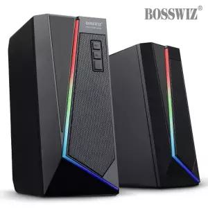 보스와이즈 RGB 터치 LED 2채널 USB 스피커 OCS-S20