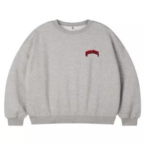 [탑보이][탑보이] 퀀텀 오버핏 기모 프린팅 스웨트 셔츠 (PTM2109)