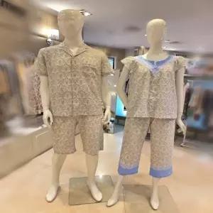 [대구백화점][바바라]커플 보더프린트4622S파자마세트(AMP4622SAWP4622S)