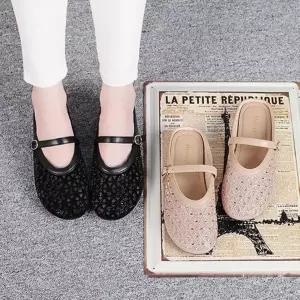 [다잇템] 여자 매쉬 트윙클 SS 스트랩 뮬